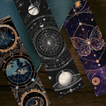 Accessoire de lecture avec motifs galactiques