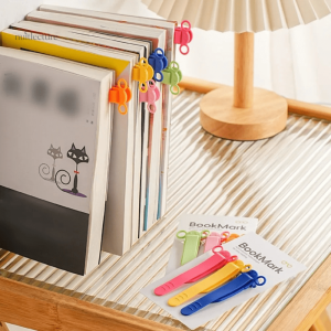 Pince à mots en silicone, accessoire de lecture