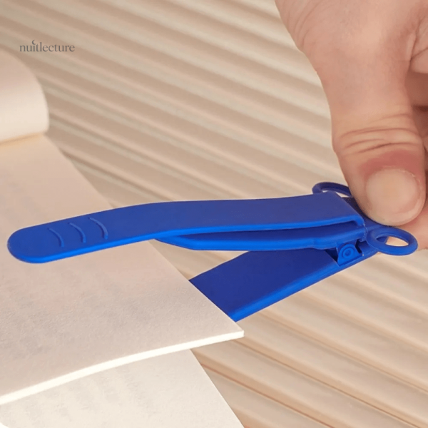 Marque-page fun en silicone, idéal pour les livres