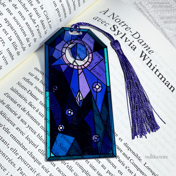 Élégant marque-page en acrylique, cadeau idéal pour les passionnés