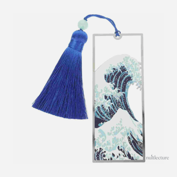Objet décoratif pour livres, marque-page vagues colorées