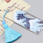 Marque-page coloré, art des vagues pour les lecteurs