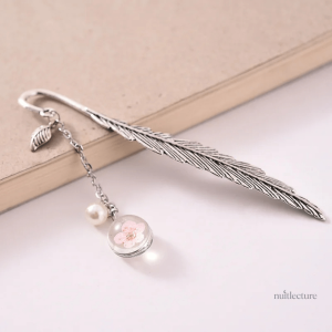 Accessoire de lecture : marquepage plume originale