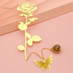 Marque-page unique avec design floral