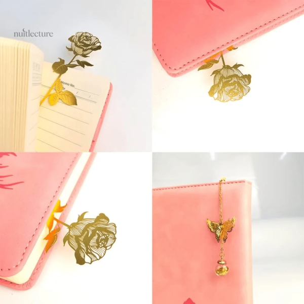Accessoire de lecture original, motif rose