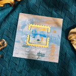 Accessoire ludique avec un design de timbre original