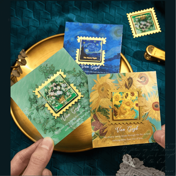 Accessoire de lecture amusant, motif timbre