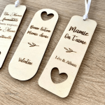 Marque-page en bois, idéal pour un cadeau émotionnel