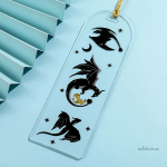 Marque-pages uniques : dragon pour passionnés de lecture