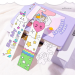 Marque-pages à colorier - Royaume des licornes