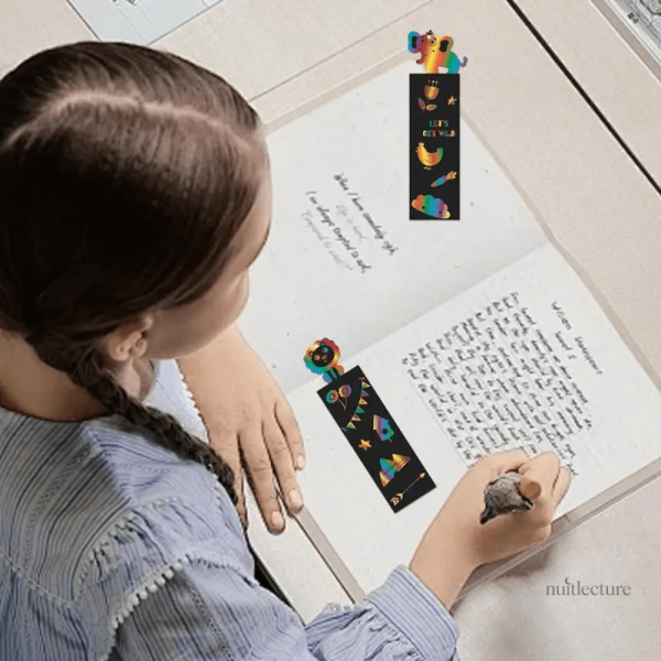 Marque-pages originaux à gratter pour les passionnés de lecture