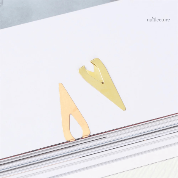 Marque-pages élégants en métal pour tous les livres