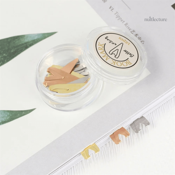 Clips métalliques pour marquer vos pages avec style