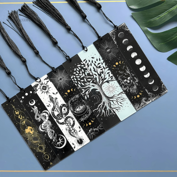 marque-pages-en-acrylique-symboles-mystiques-1 Marque-pages en acrylique avec motifs mystiques