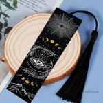 Marque-pages en acrylique avec symboles spirituels