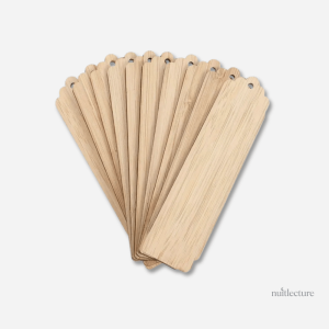 Marque-page en bois vierge, idéal pour personnalisation