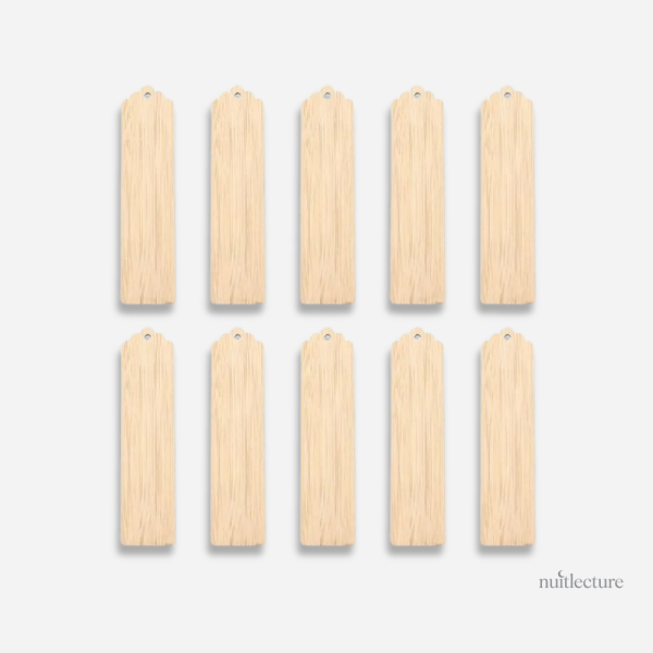 Marque-page en bois, surface à personnaliser