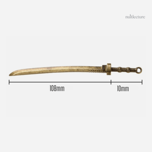Design innovant de marque-page en métal, thème sabre