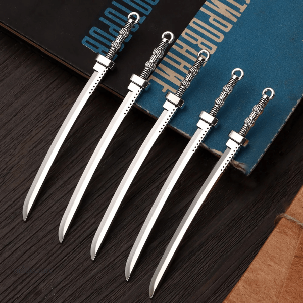 Marque-page en métal avec design de sabre, élégant