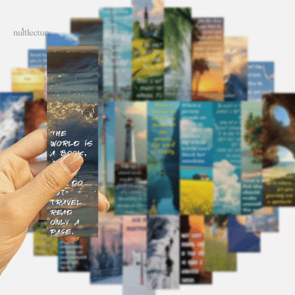 Marque-pages créatifs avec des messages inspirants
