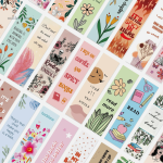Marque-pages fleuris en papier original