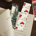 Accessoire de lecture : marque-pages au motif neigeux