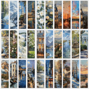 Porteur de paysages naturels, ce marque-pages original