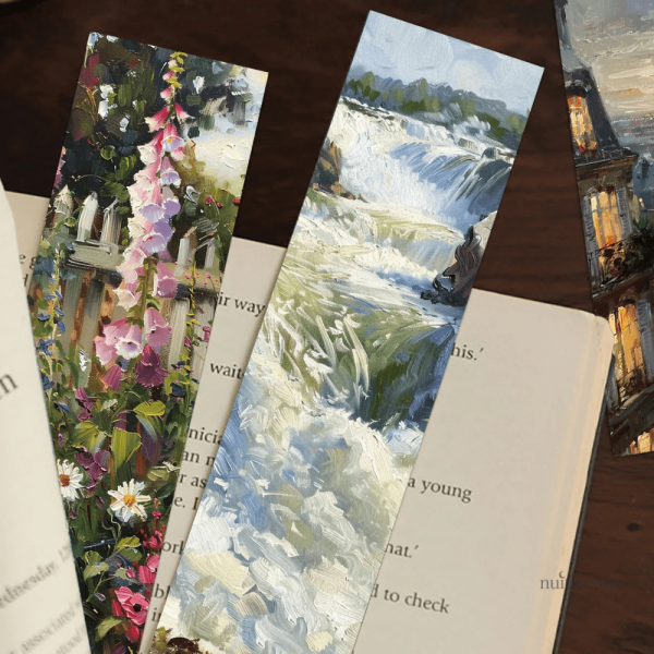 Marque-pages originaux illustrés de paysages enchanteurs