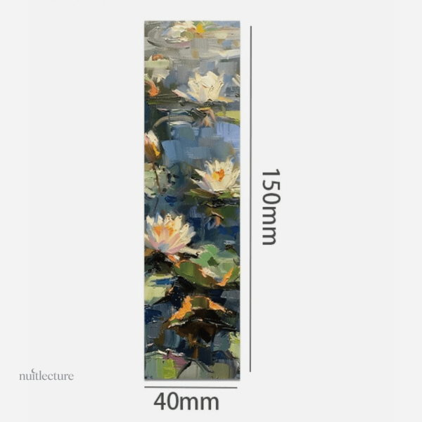 Accessoire de lecture : marque-page paysages uniques en papier