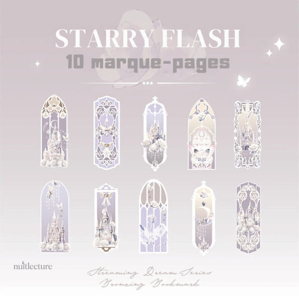 Marque-pages en PVC brillants pour une touche d'originalité