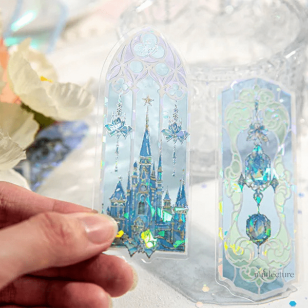 Marque-pages pratiques en PVC scintillant