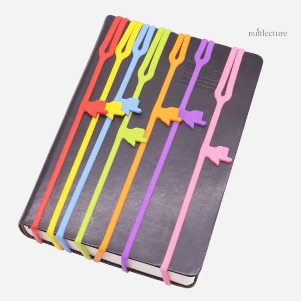 Marque-pages en silicone flexibles, utiles et originales