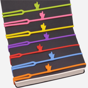 Accessoire de lecture en silicone, marque-pages pratiques