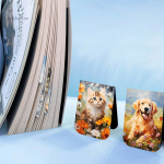 Marque-pages magnétiques avec motifs d'animaux divers