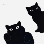 Marque-pages magnétiques illustrés de chats