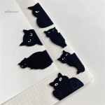 Charming bookmarks featuring magnetic cat designs