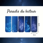 Marque-page magnétique pour passionnés d'astronomie
