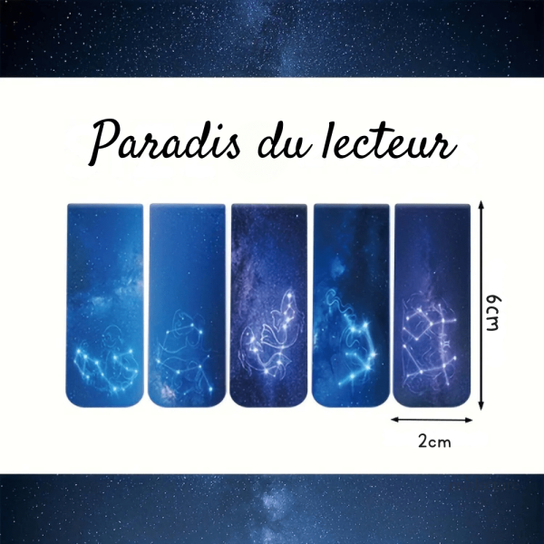 Marque-page magnétique pour passionnés d'astronomie