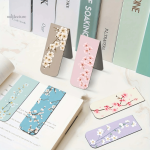 Marque-pages magnétiques avec motifs de fleurs éclatantes