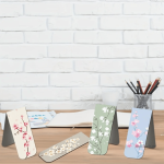 Accessoire de lecture : marque-pages à fleurs colorées