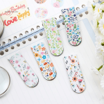 Marque-pages magnétiques avec motif floral Kawaii