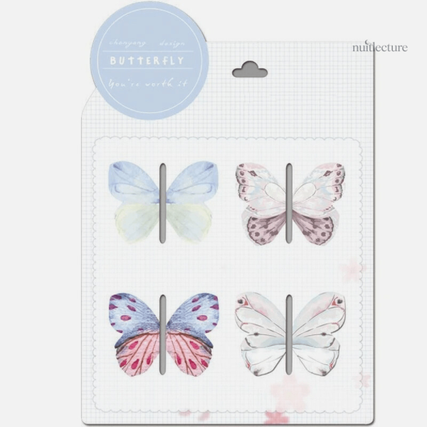 Marque-pages magnetiques originaux avec design de papillon