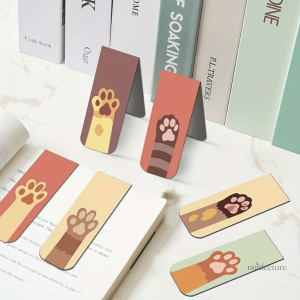 Marque-pages magnétiques Pattes de chat