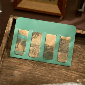 Marque-pages magnétiques à motif de paysage