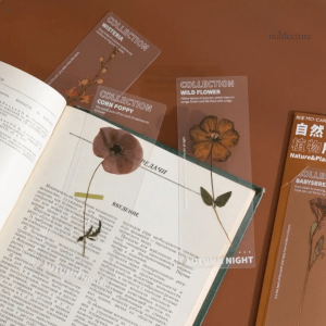 Marque-pages originaux avec motifs de fleurs colorées