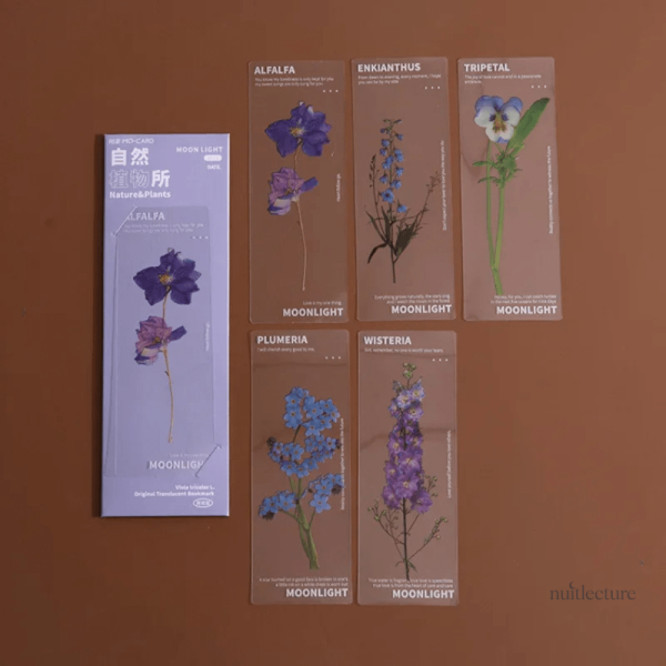 Marque-pages avec designs de fleurs, parfait pour les lecteurs