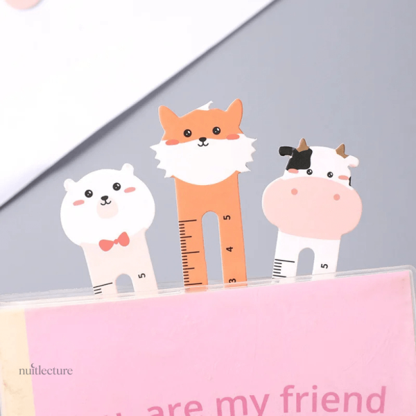 Marque-pages pour enfants avec des motifs de dessins animés