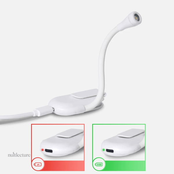Lampe de lecture à LED, ergonomique pour voyager