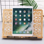 Porte livre en bambou ajustable