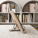 Porte livre en bois pour bureau